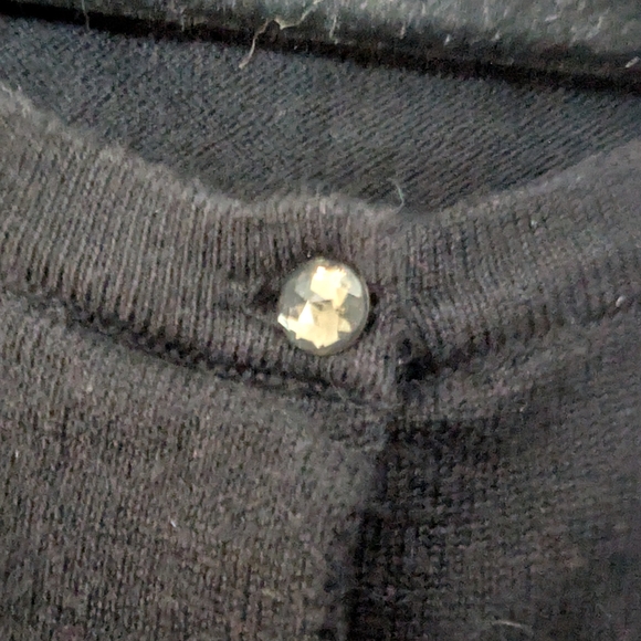 Black Cardigan with Gold Embroidery - Picture 3 of 5